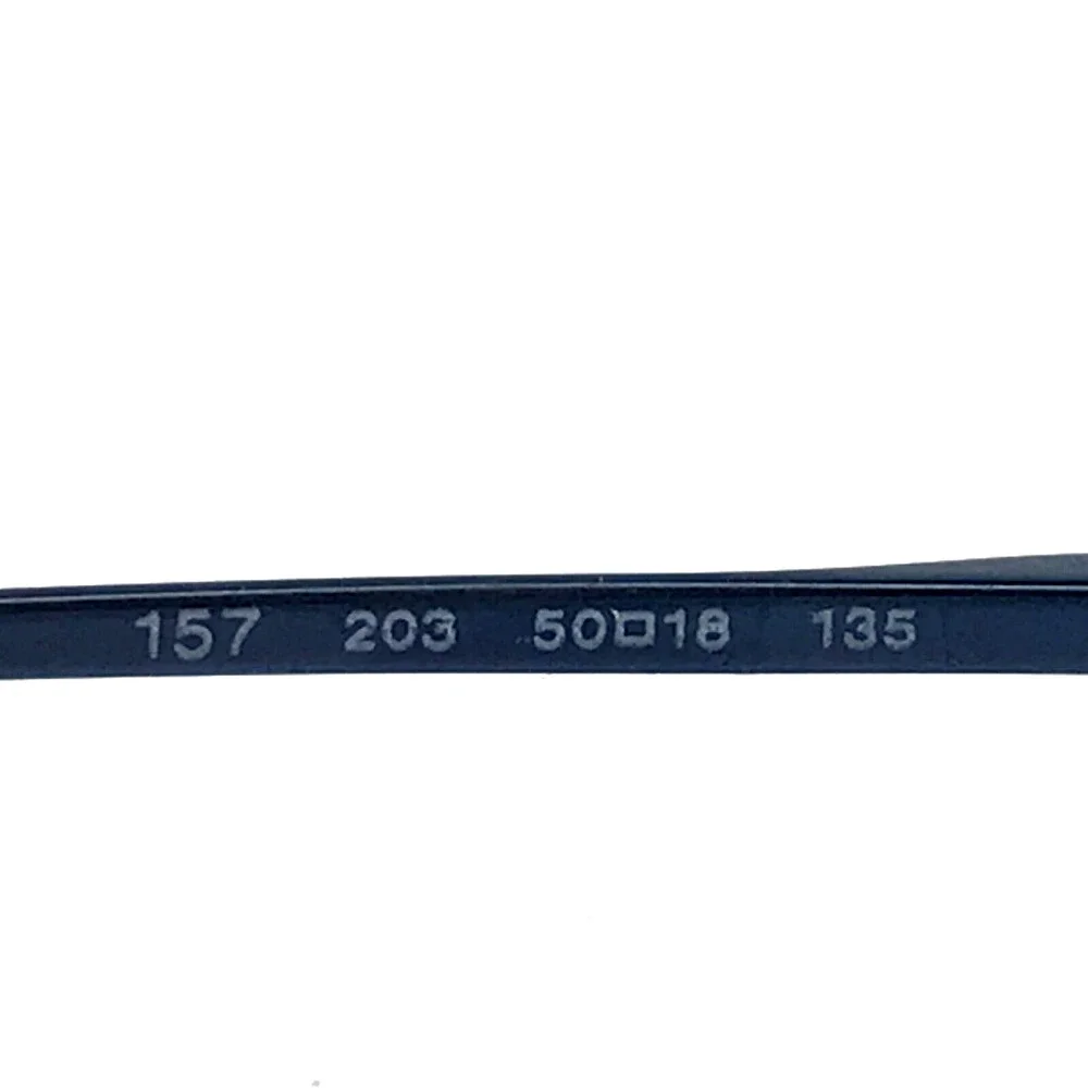 Bvlgari Eyeglasses Frames 157 203 Polished Blue Rectangle Wire Rim 50-18-135